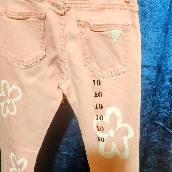 Pink ivy Celebrity Ace Stretchy Denium Flare Pink Girls Jeans Size 10. - Picture 6 of 6